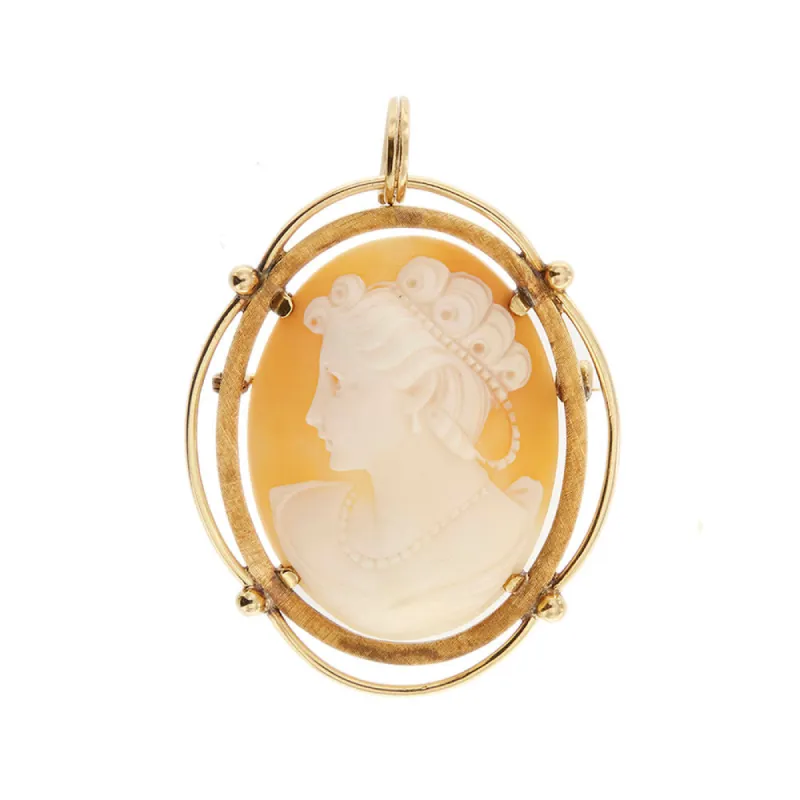 Broche pendentif camée sold by 58 Facettes