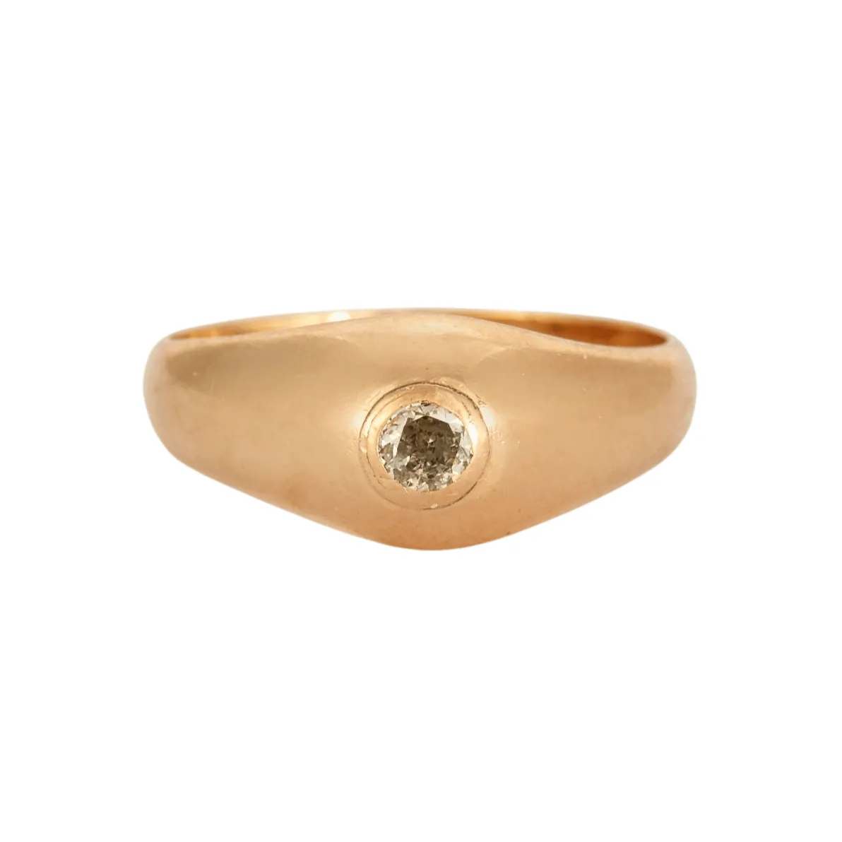 Broche rétro en or jaune et platine avec diamants sold by 58 Facettes product image thumbnail 5