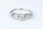 Bague diamant en or blanc sold by 58 Facettes