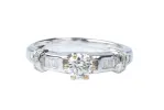 Bague diamant en or blanc sold by 58 Facettes