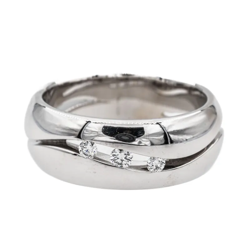 Bague Or blanc Diamant sold by 58 Facettes