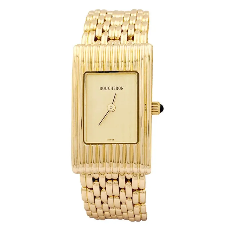 Montre Boucheron "Reflet" or jaune. sold by 58 Facettes