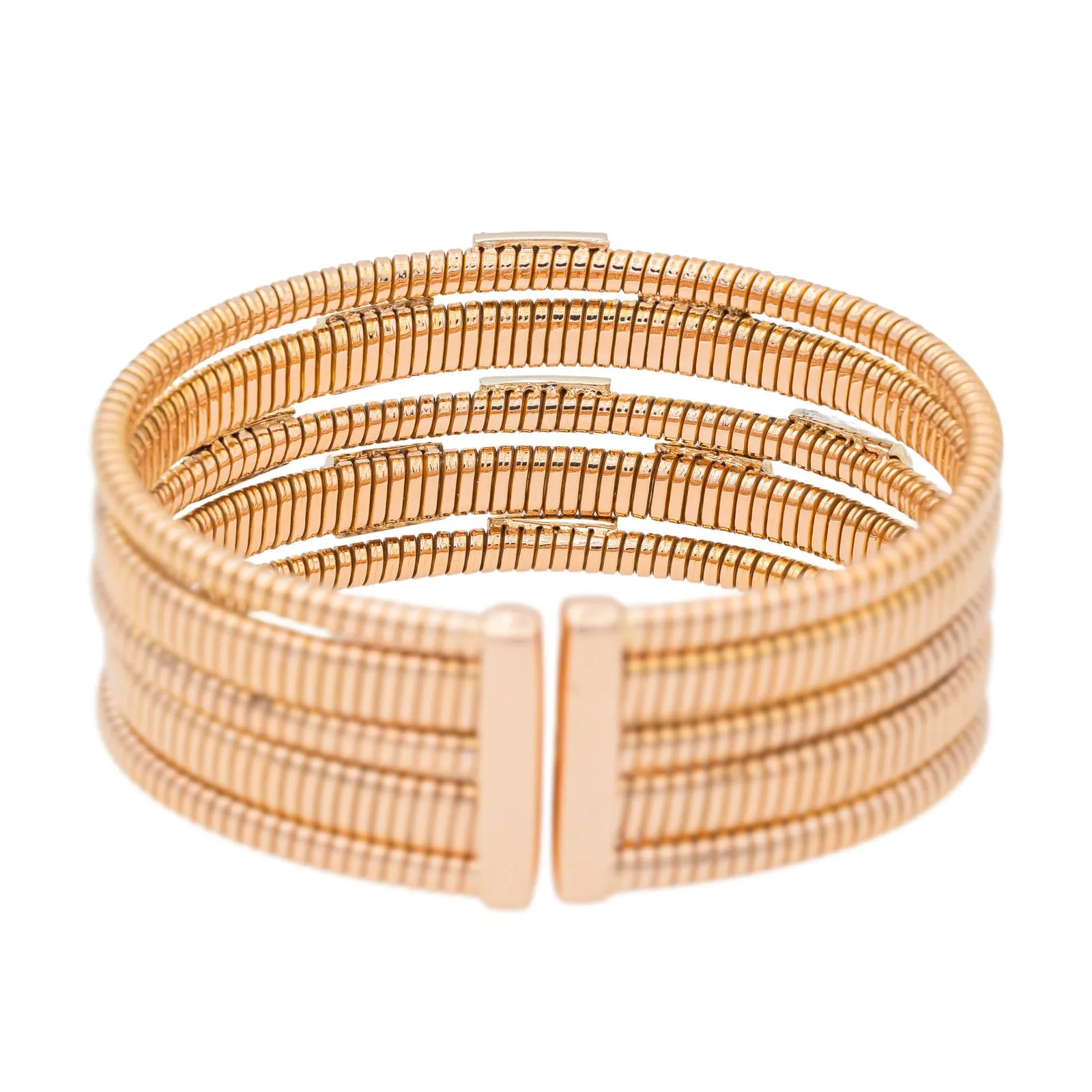 Bracelet Manchette Or rose Diamant sold by 58 Facettes product image thumbnail 4