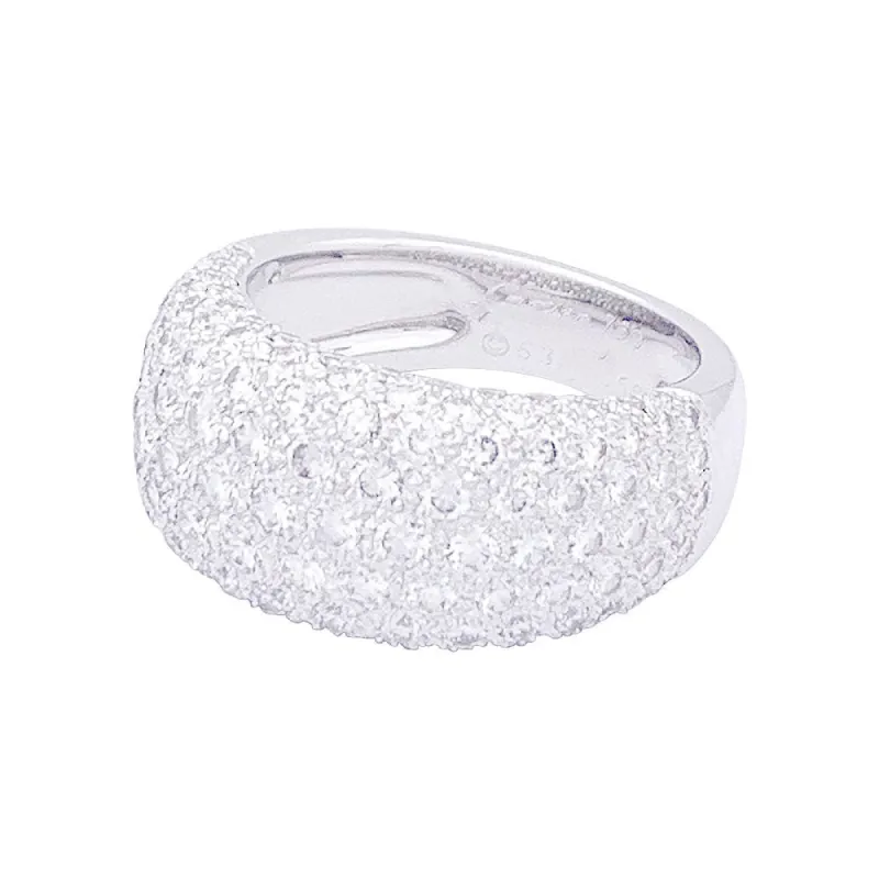 Bague Cartier or blanc, diamants "Nouvelle Vague". sold by 58 Facettes