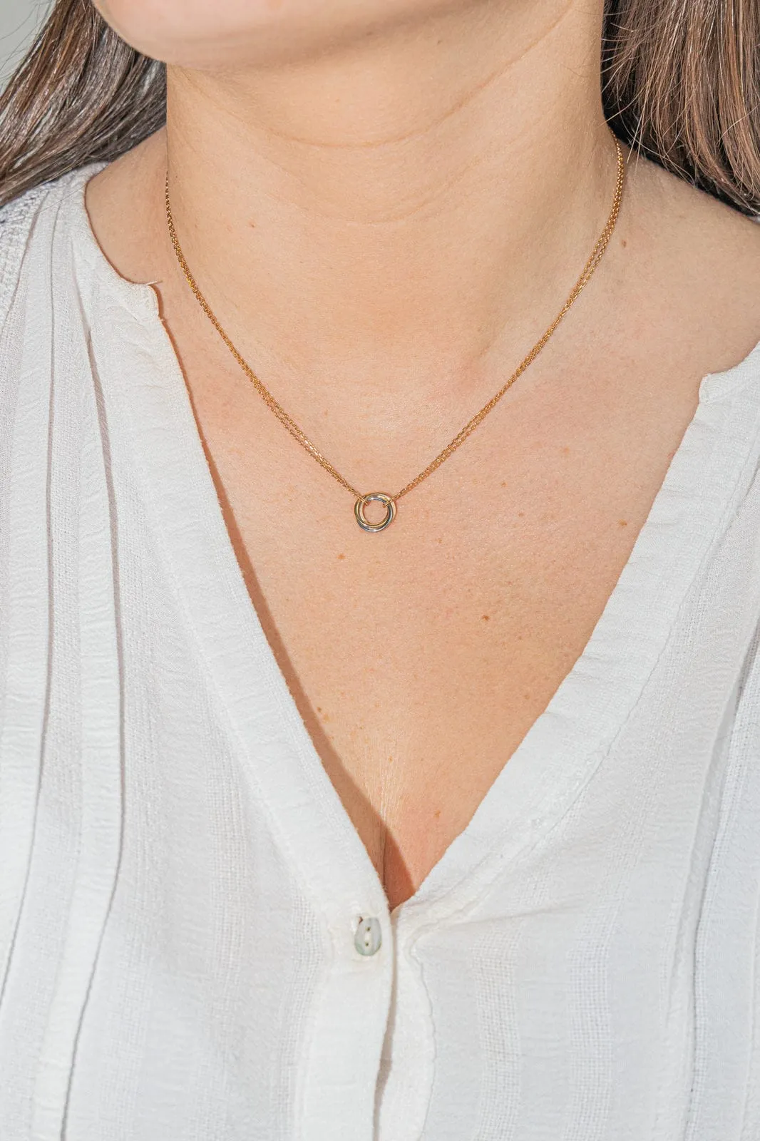 Cartier Collier Trinity Or rose sold by 58 Facettes product image thumbnail 2