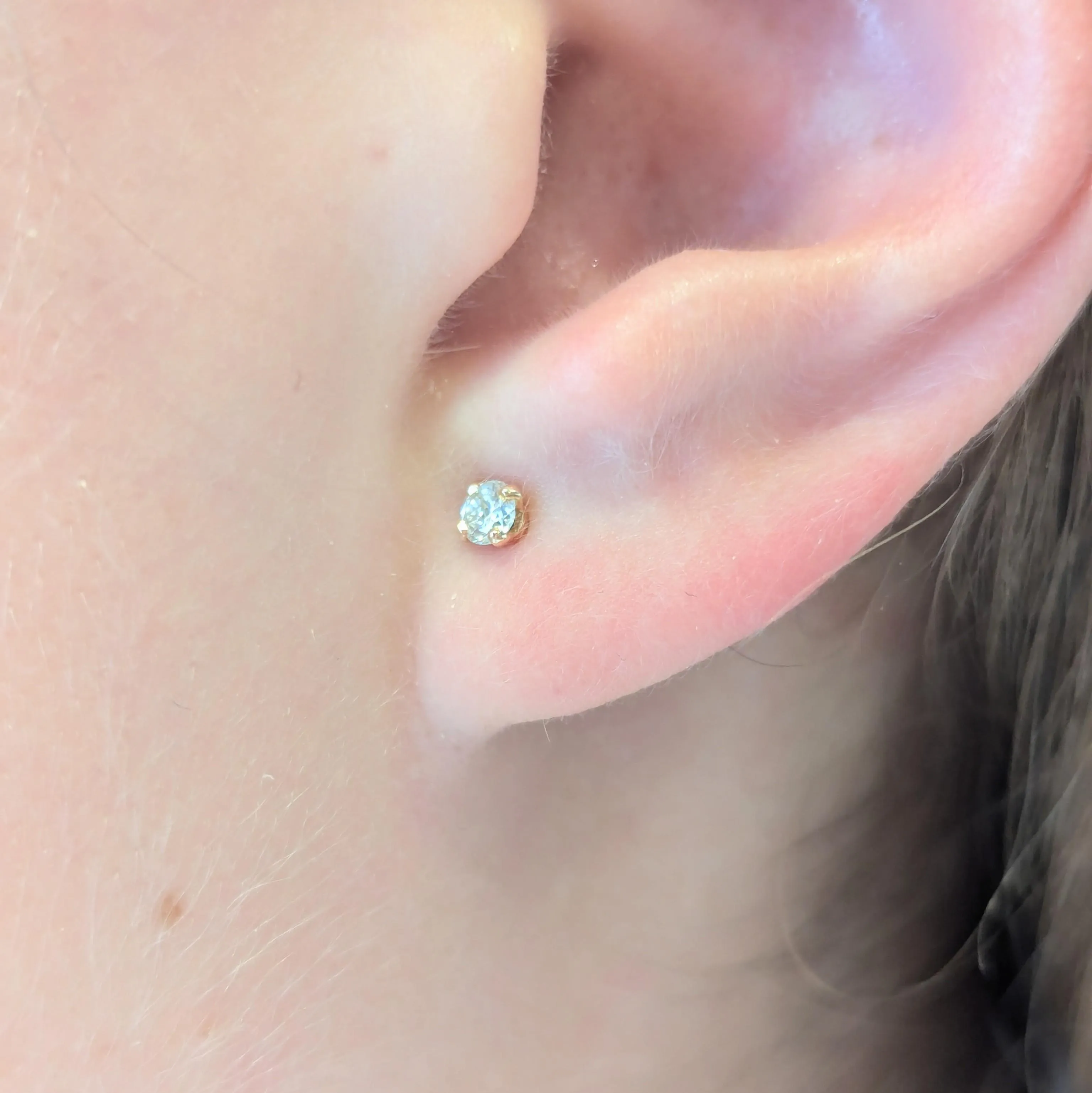 Boucles d'oreilles en or jaune et diamants sold by 58 Facettes product image thumbnail 2