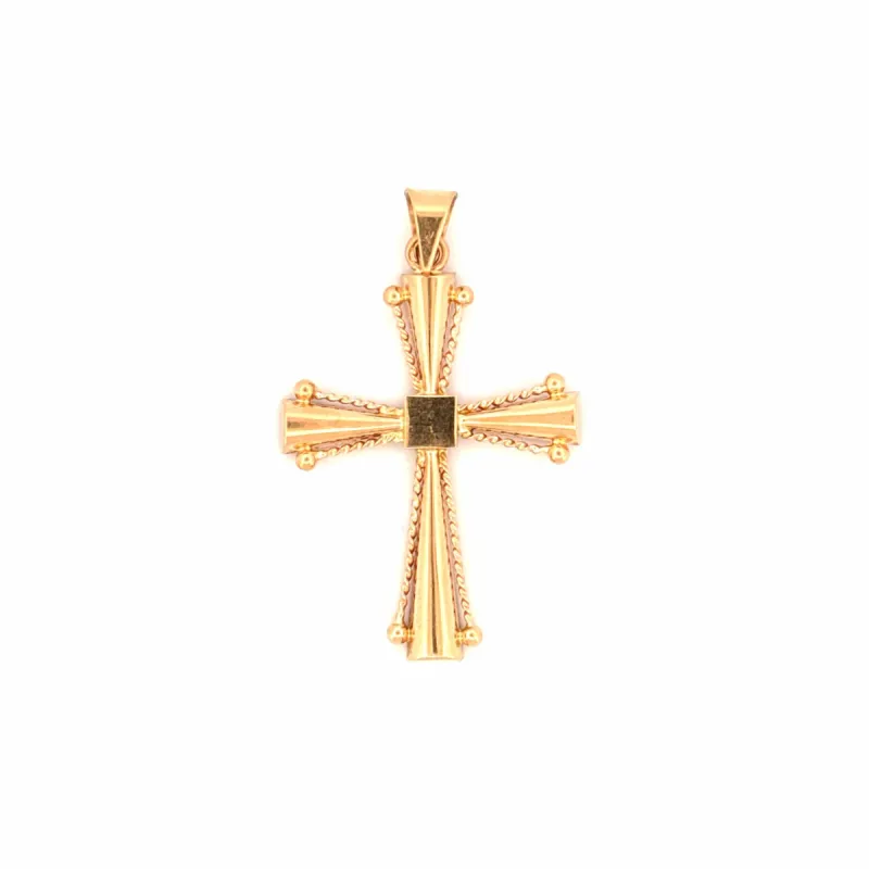 Pendentif Croix Or Jaune sold by 58 Facettes