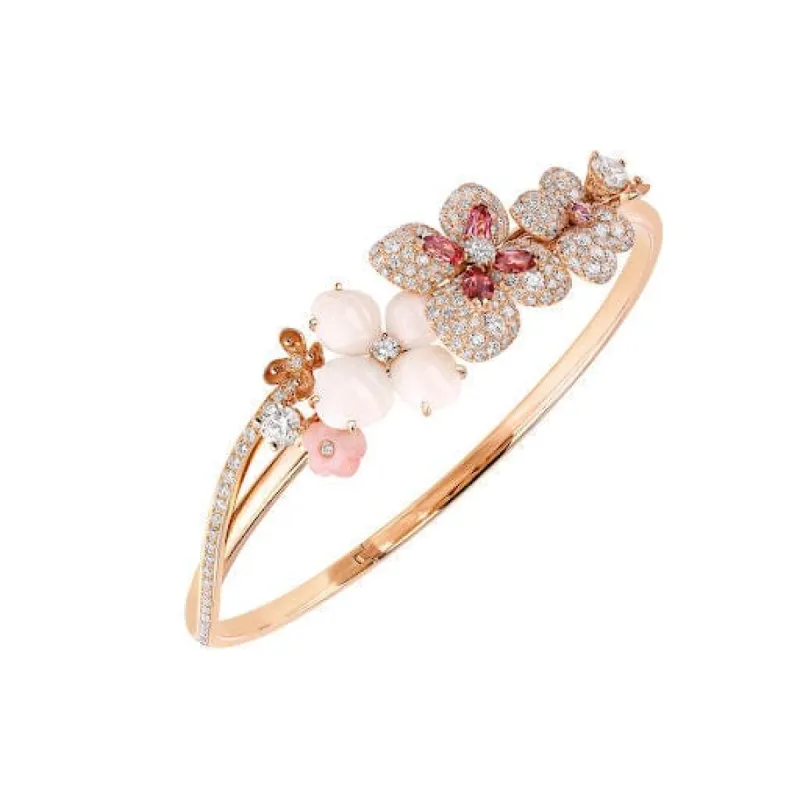CHAUMET - Bracelet Hortensia opale, diamants, tourmaline sold by 58 Facettes