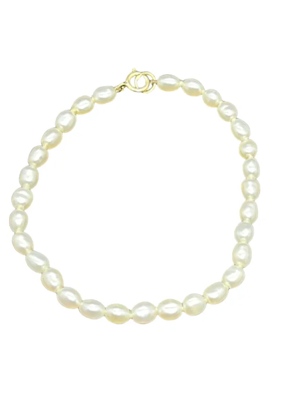 Bracelet Perles De Culture Et Fermoir Or 18k sold by 58 Facettes