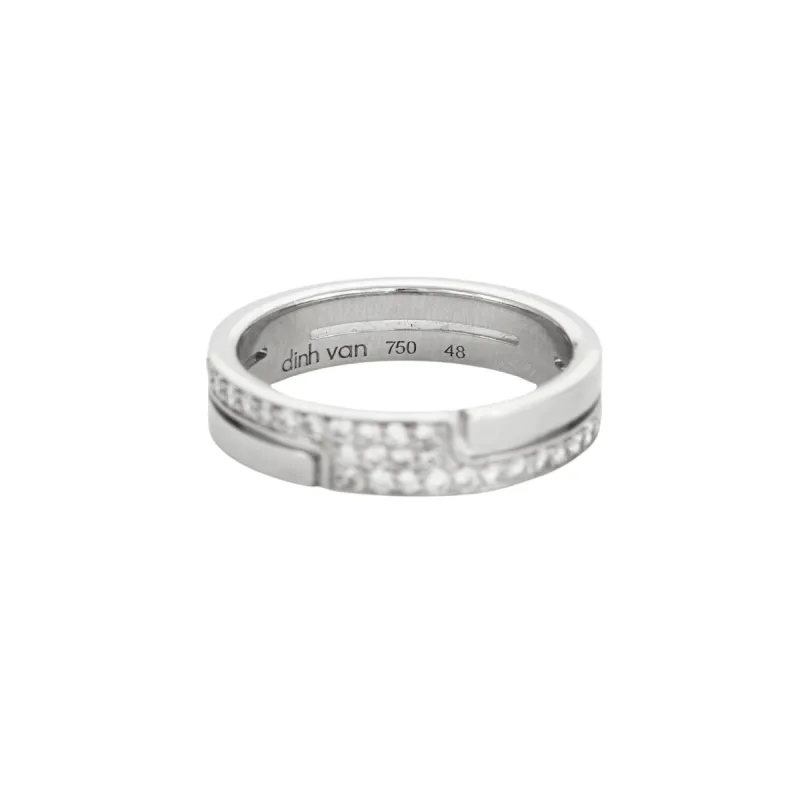 DINH VAN - Alliance diamants or blanc sold by 58 Facettes