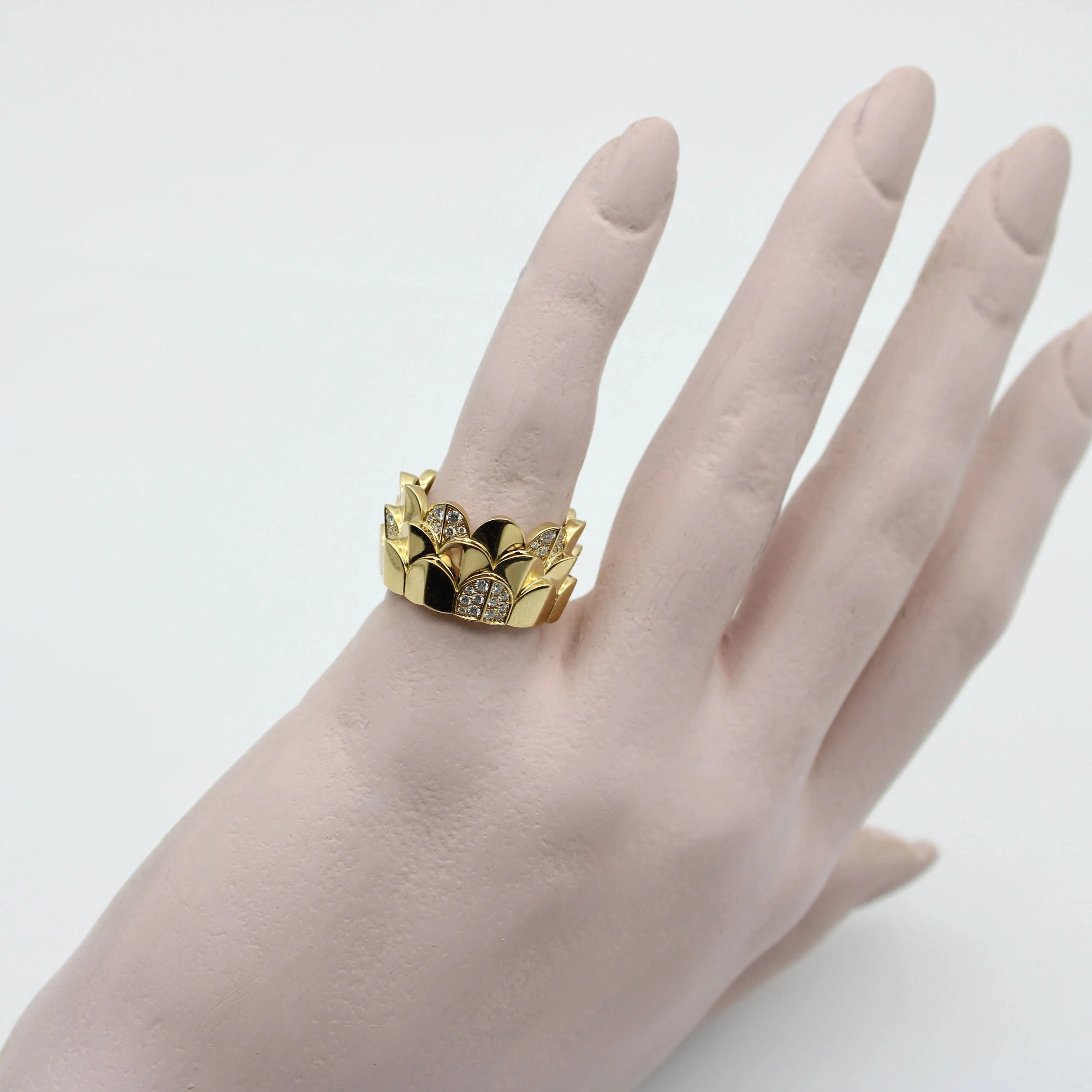 FRED - Bague or triple arc diamant sold by 58 Facettes product image thumbnail 2