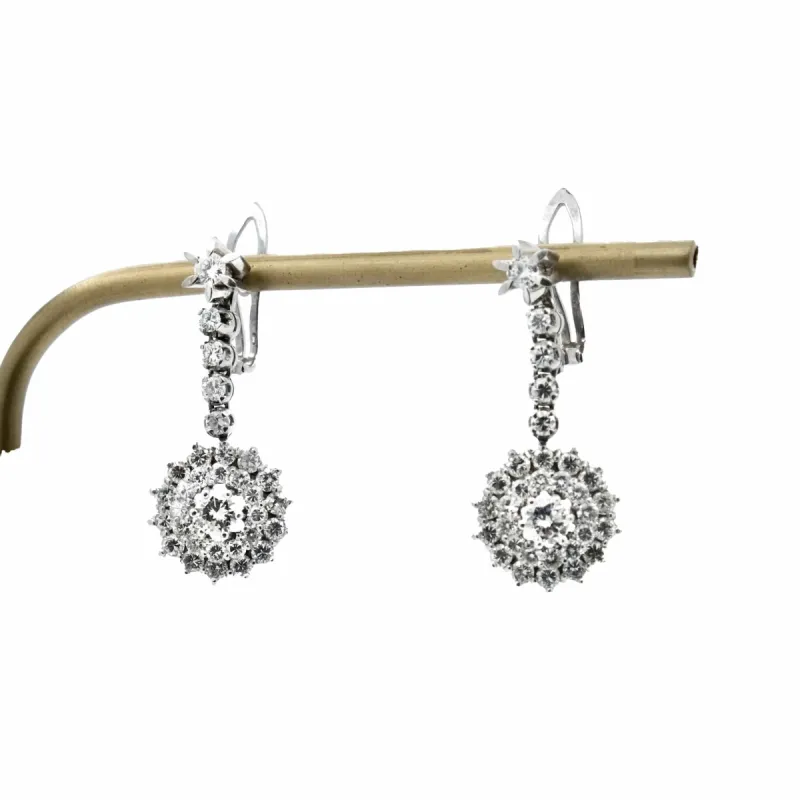 Pendants d'oreilles Or gris Diamants sold by 58 Facettes