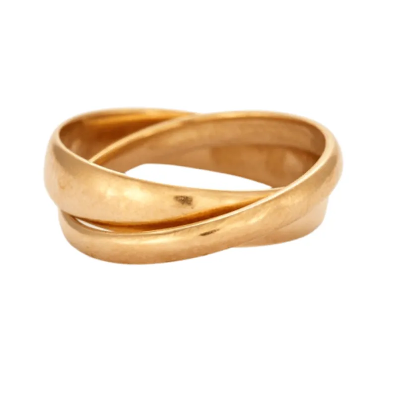 Bague double anneaux sold by 58 Facettes