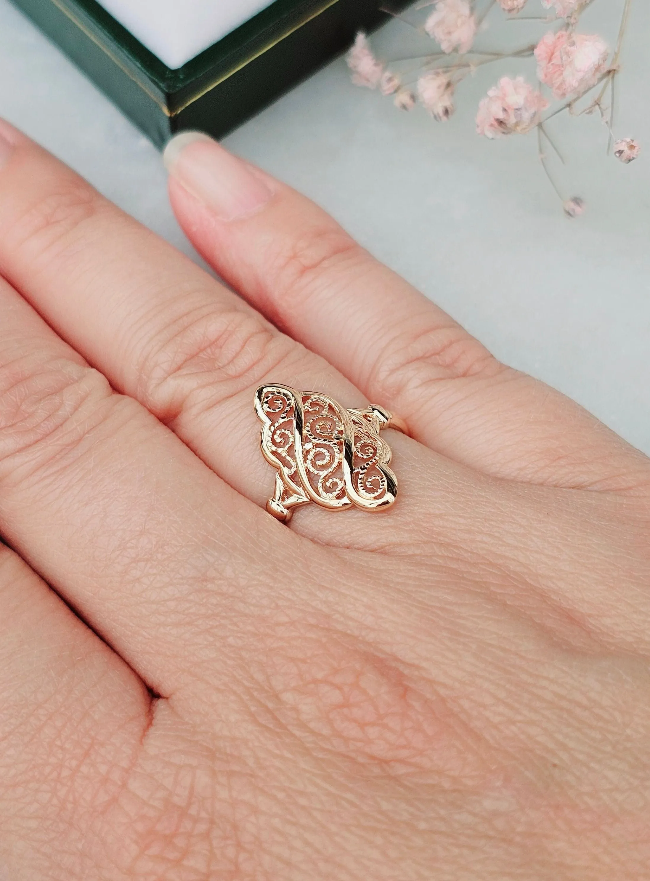 Bague filigrane or jaune sold by 58 Facettes product image thumbnail 3