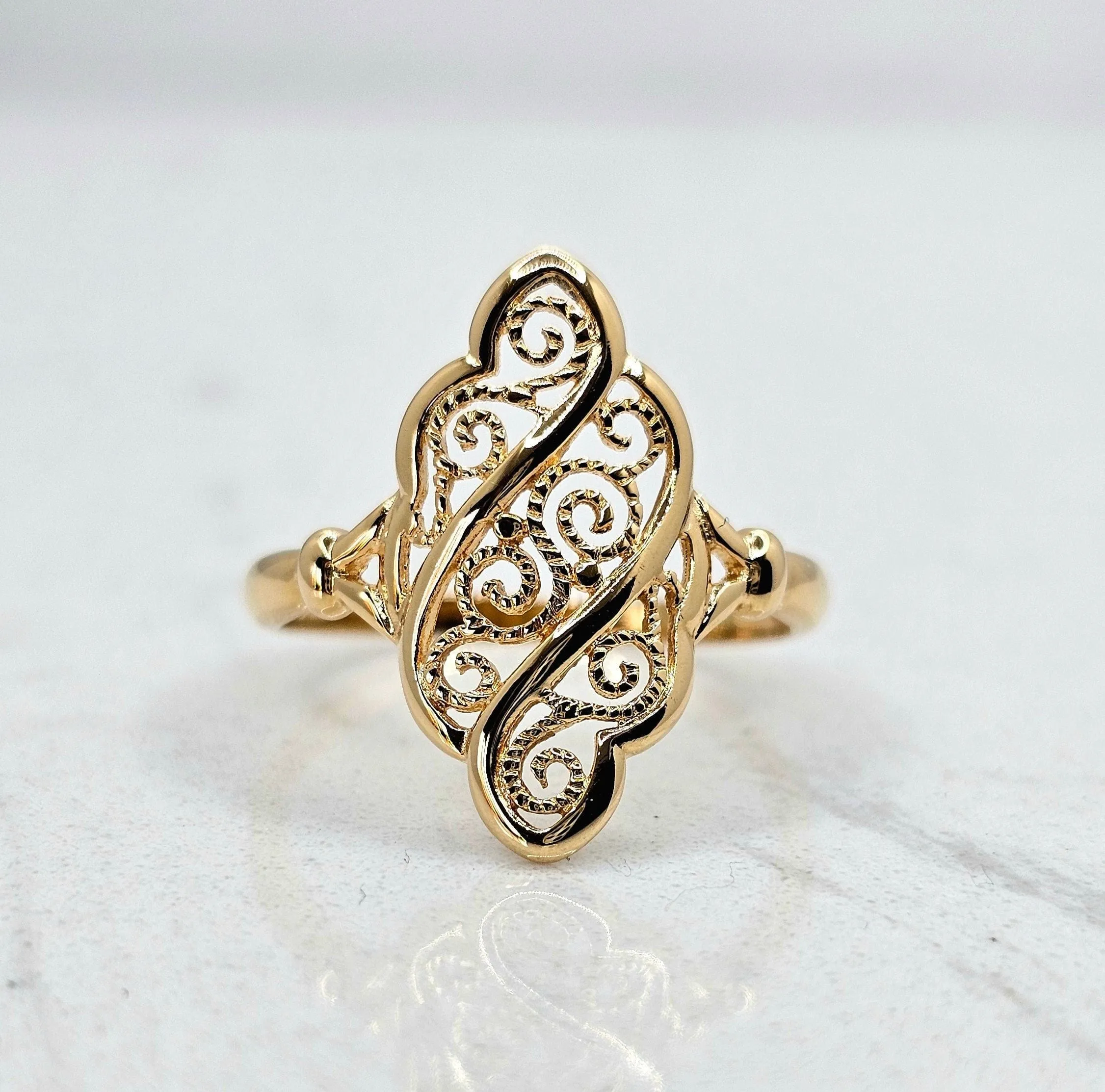 Bague filigrane or jaune sold by 58 Facettes product image thumbnail 2