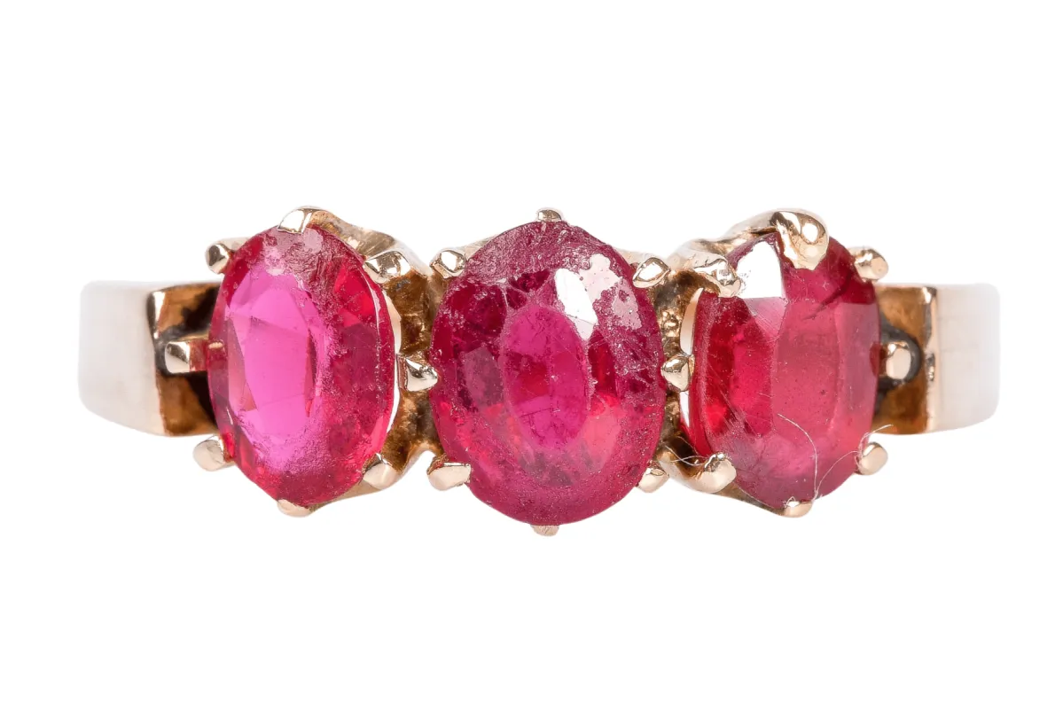 Bague en or rose, rubis sold by 58 Facettes