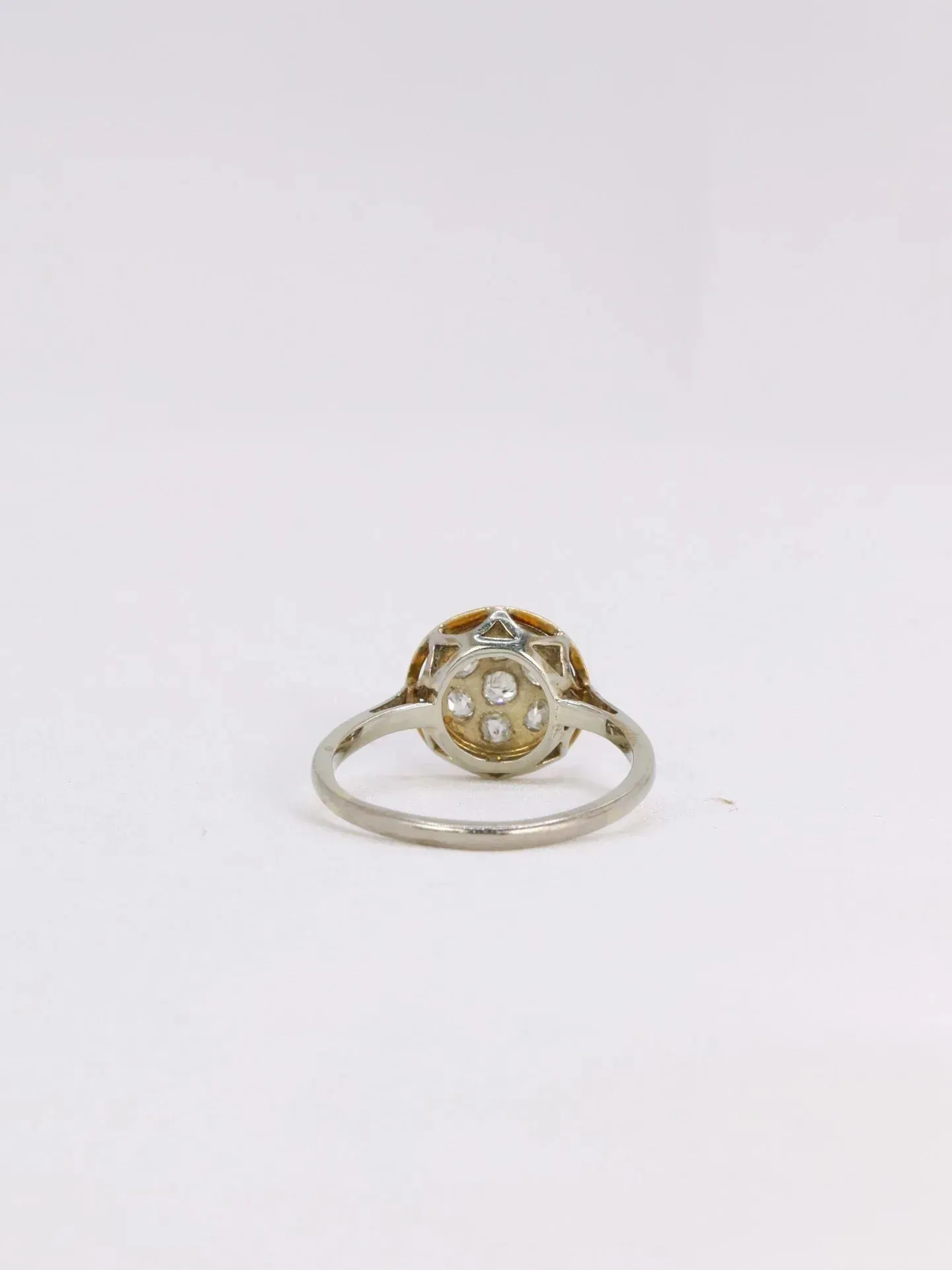 Bague ancienne ronde diamants sold by 58 Facettes product image thumbnail 5