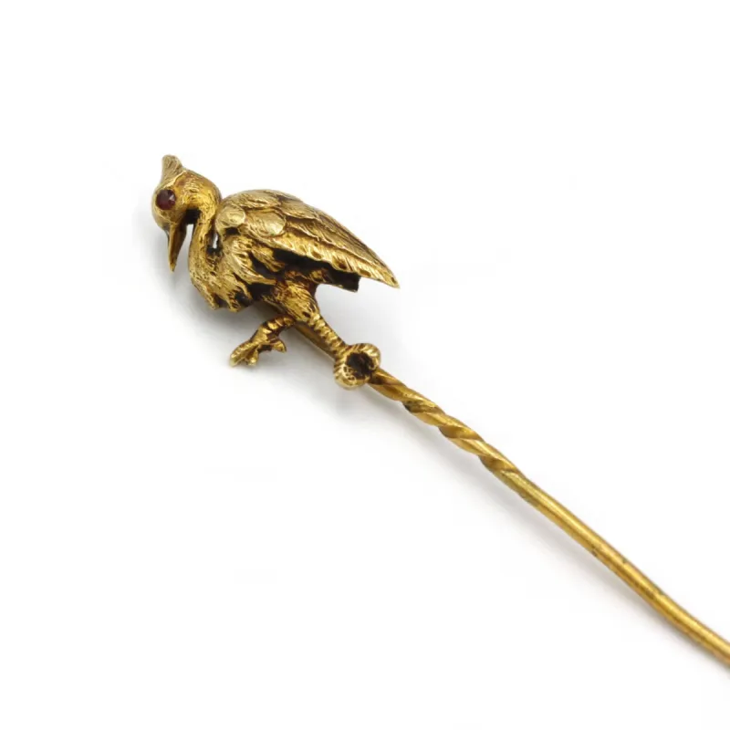 Epingle à Cravate or et rubis sold by 58 Facettes