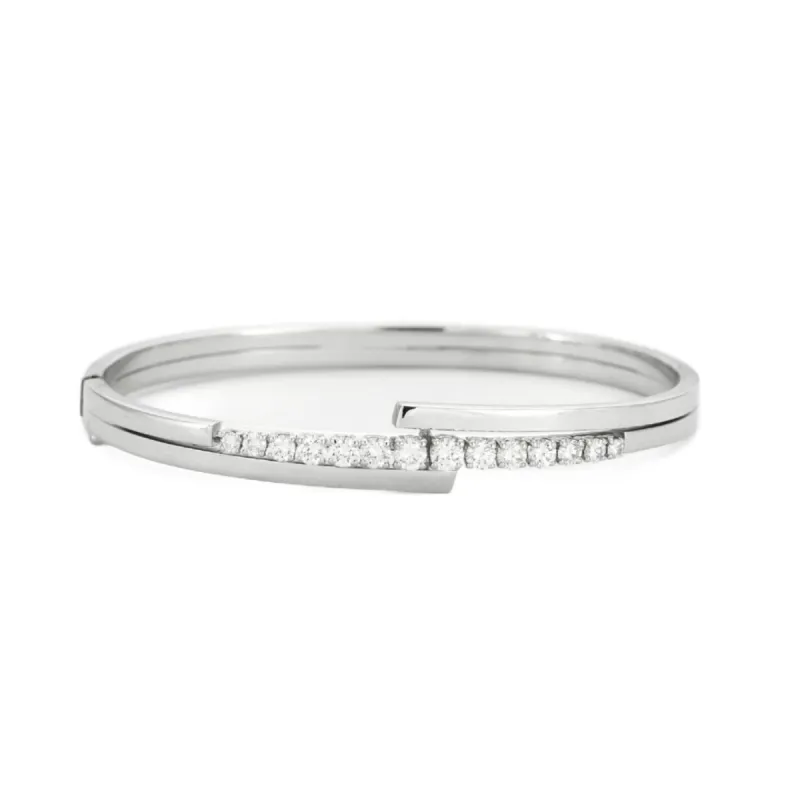 Bracelet or gris et diamants sold by 58 Facettes