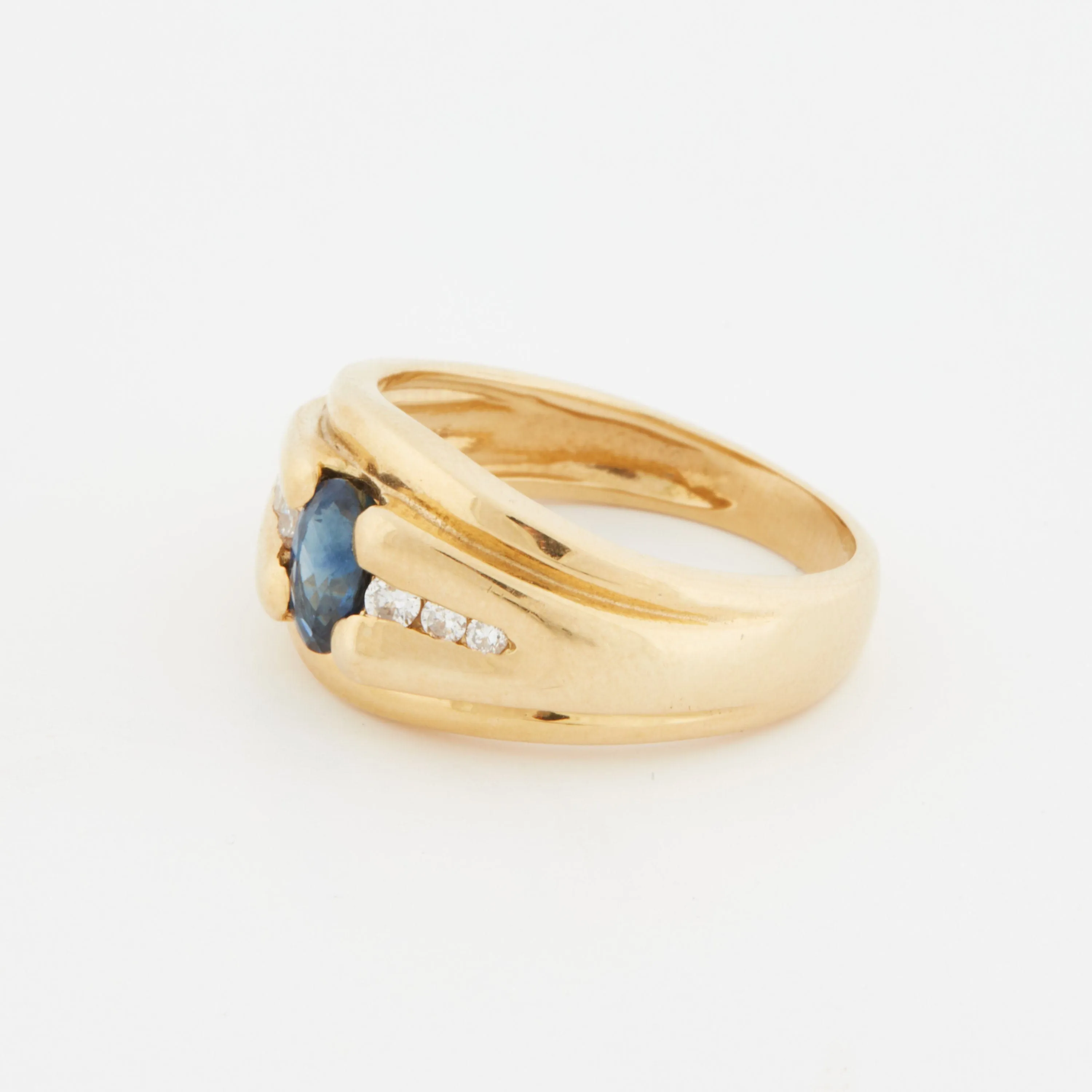 Bague Or Jaune - Saphir et Diamants sold by 58 Facettes product image thumbnail 4