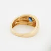 Bague Or Jaune - Saphir et Diamants sold by 58 Facettes