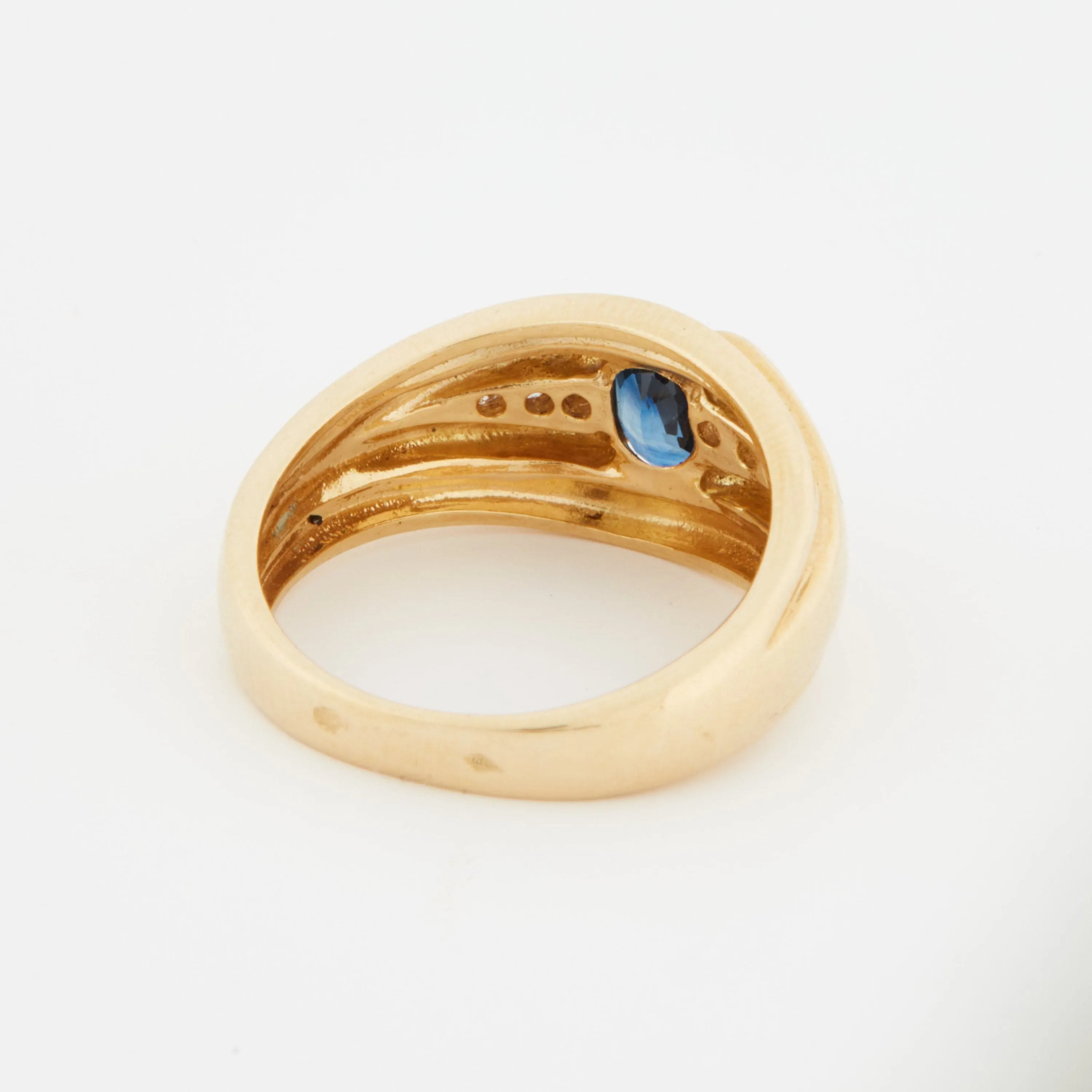 Bague Or Jaune - Saphir et Diamants sold by 58 Facettes product image thumbnail 5