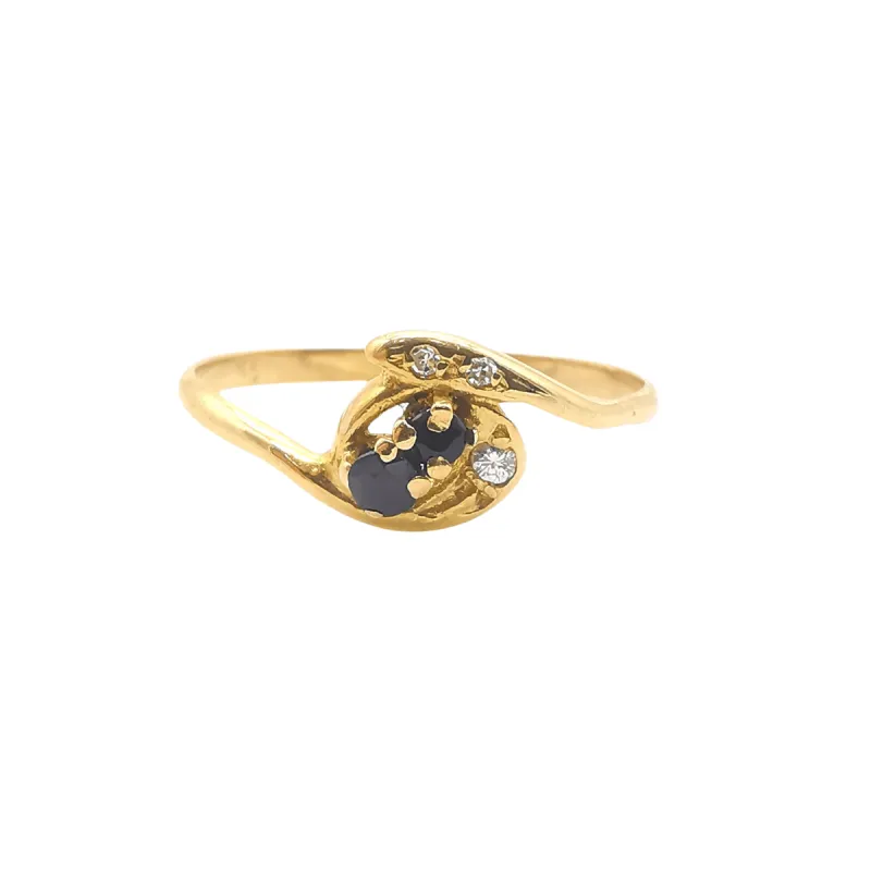 Bague or saphirs & diamants sold by 58 Facettes