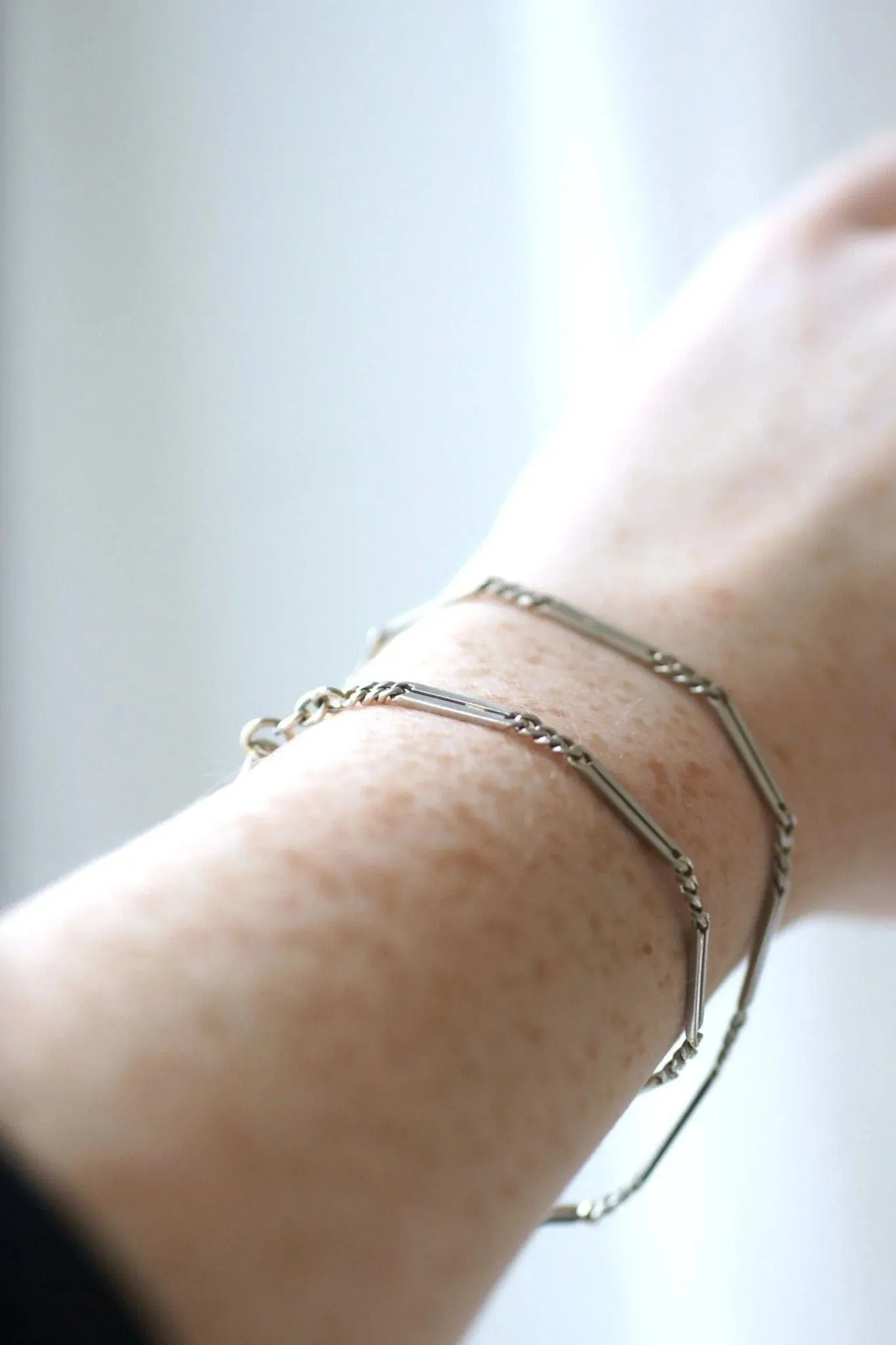 Chaîne de montre Art Déco en or blanc sold by 58 Facettes product image thumbnail 2