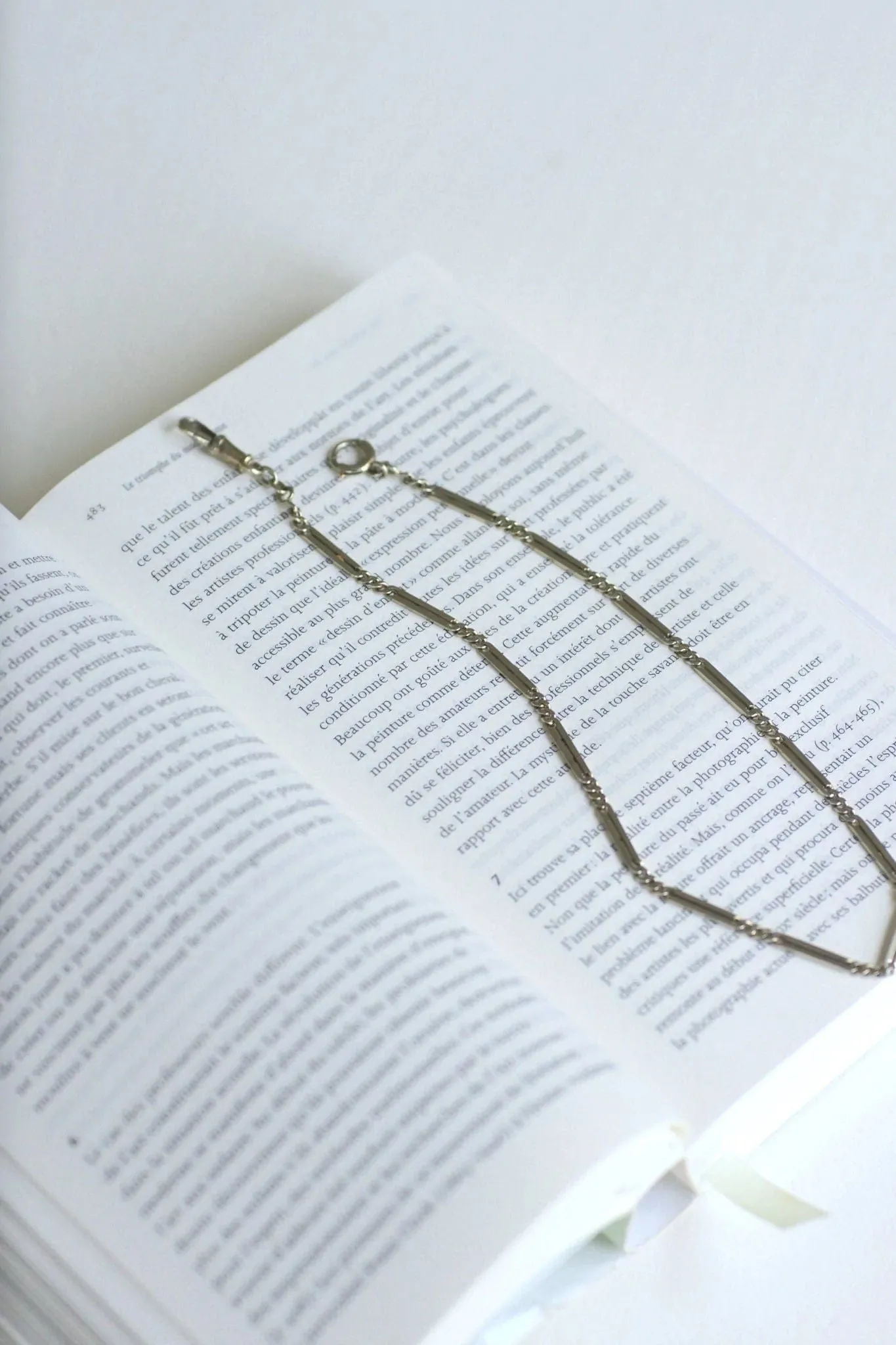 Chaîne de montre Art Déco en or blanc sold by 58 Facettes product image thumbnail 4