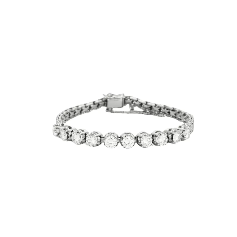 Bracelet Or Blanc & Diamants sold by 58 Facettes