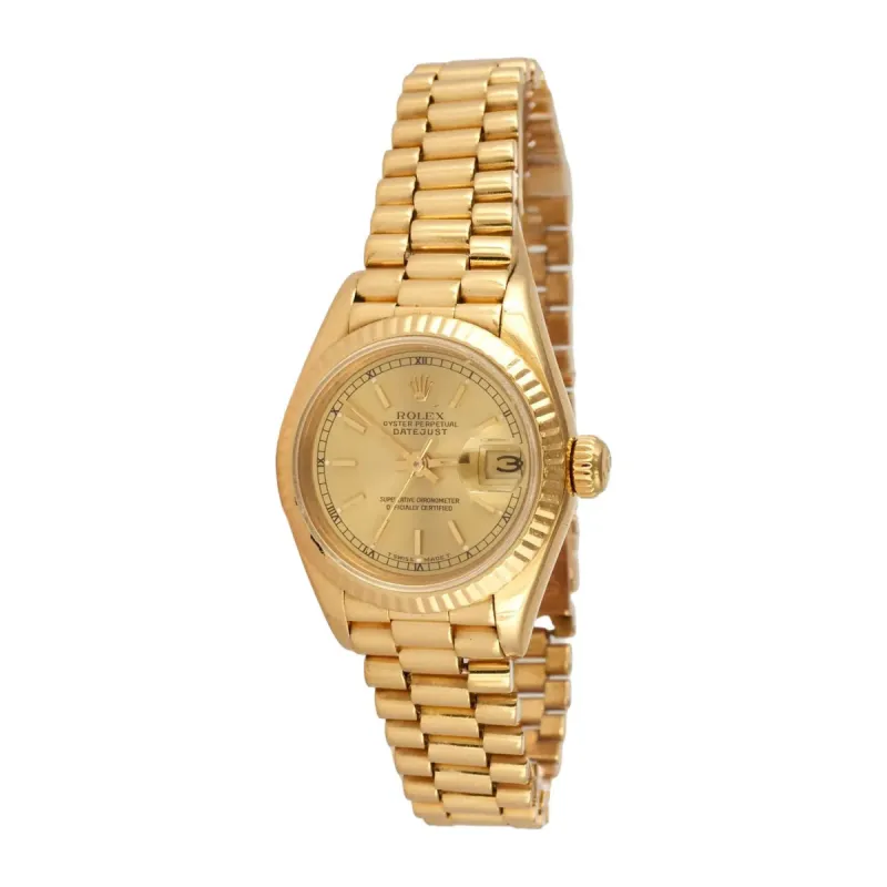 ROLEX - Montre lady oyster perpetual datejust sold by 58 Facettes