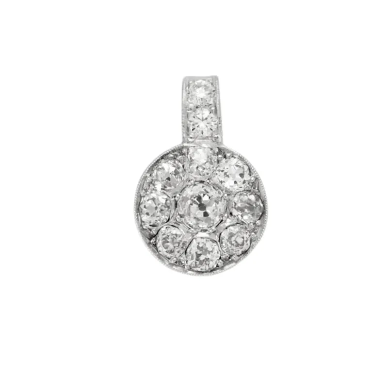 Pendentif or blanc Diamants sold by 58 Facettes