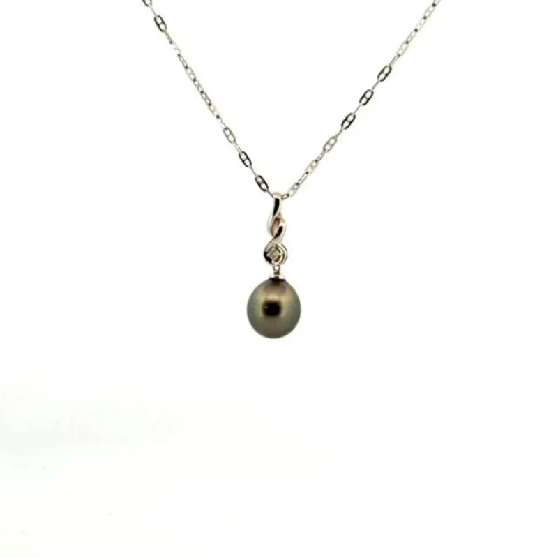 Collier Or Blanc 18k & Perle & Diamant sold by 58 Facettes
