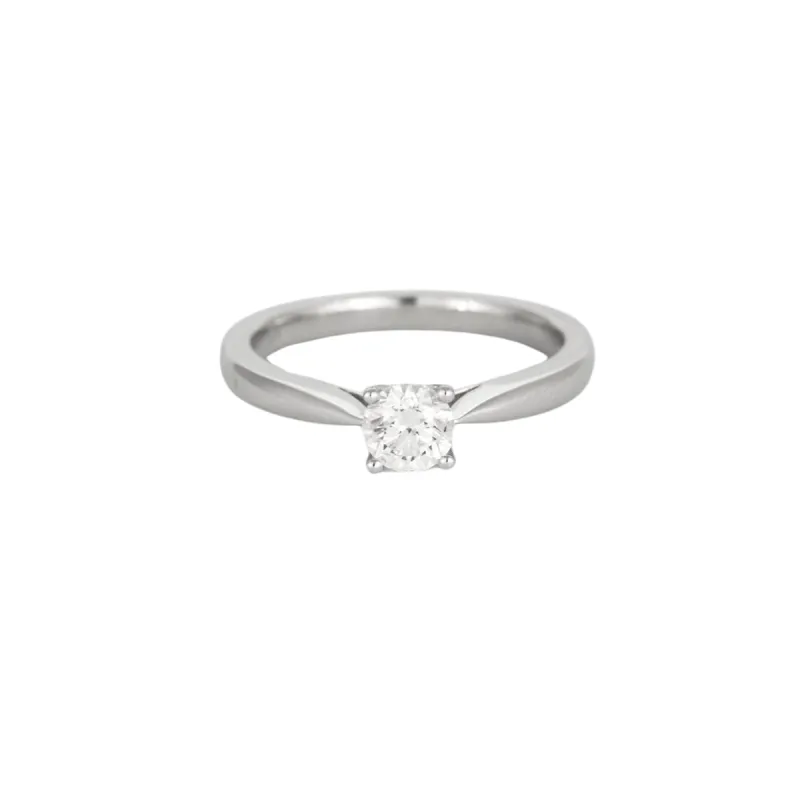 Solitaire en or blanc diamant sold by 58 Facettes