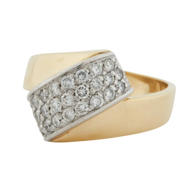 Bague 2 Ors Diamants sold by 58 Facettes