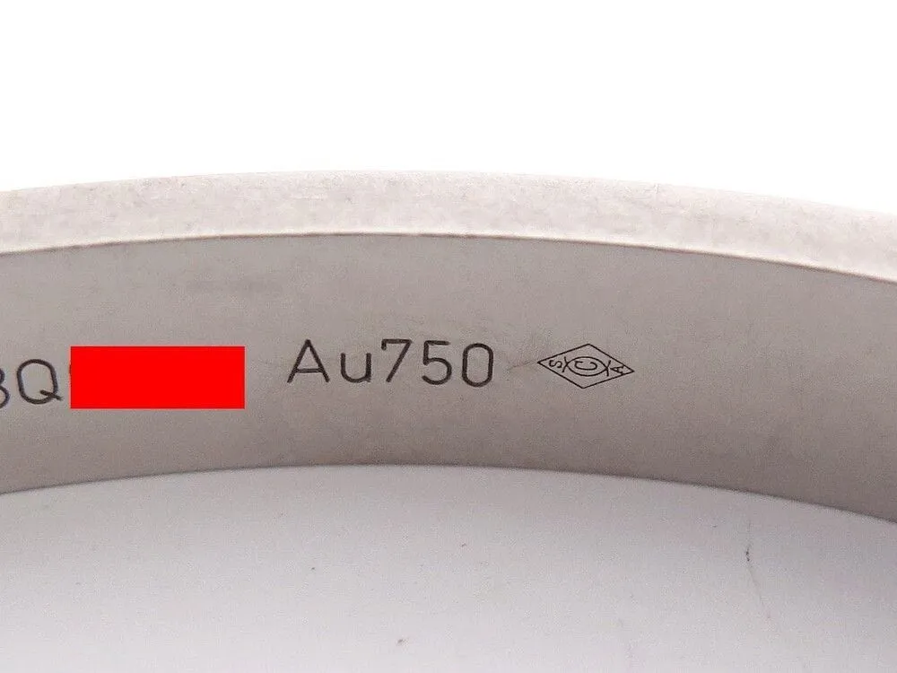 bracelet CARTIER love or blanc gris 18k t16 + certificat sold by 58 Facettes product image thumbnail 4