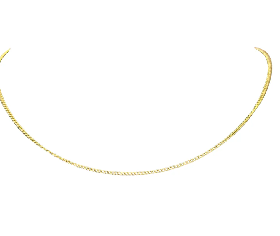 Chaine maille gourmette or jaune sold by 58 Facettes