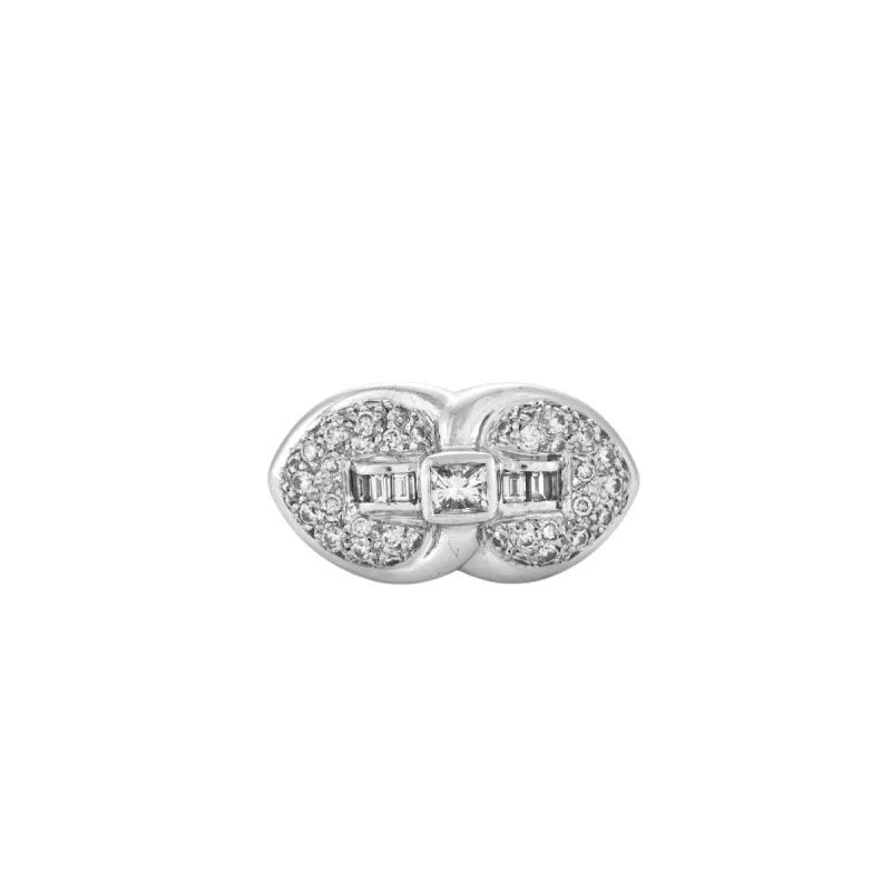 Bague Double motif Diamants sold by 58 Facettes