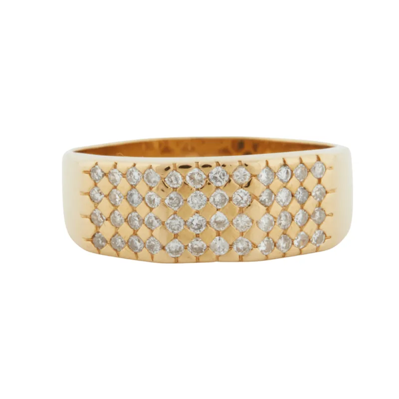 Bague Or jaune Diamants sold by 58 Facettes