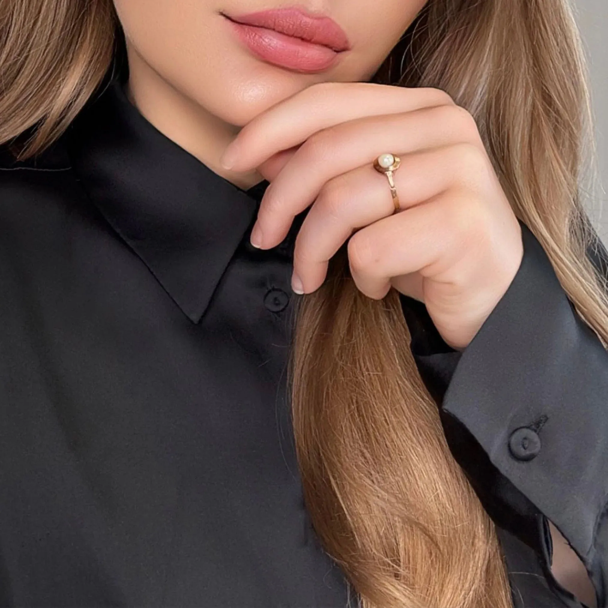 Bague Or Jaune & Perle sold by 58 Facettes product image thumbnail 2