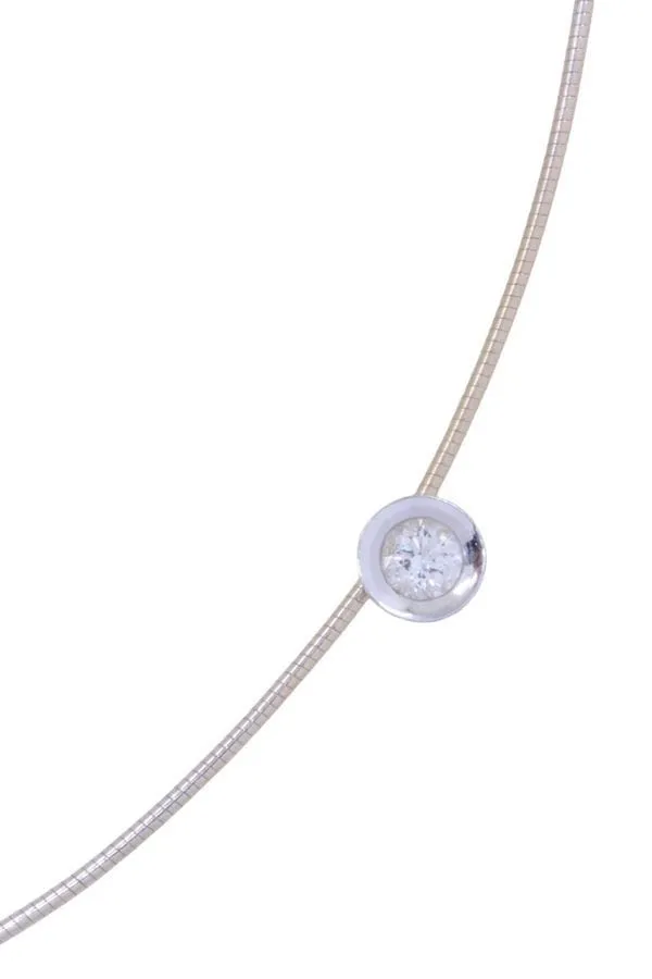 Collier diamant solitaire sold by 58 Facettes