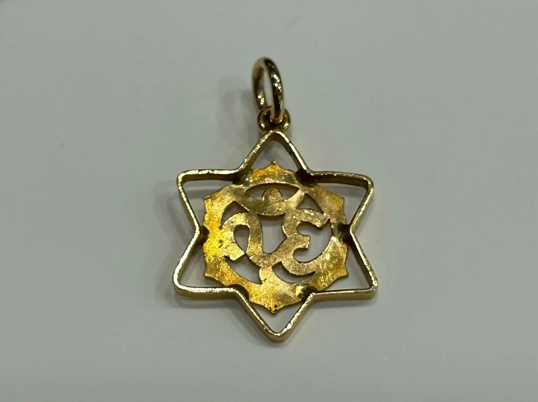 Pendentif ohm om mantra yoga étoile de David sold by 58 Facettes product image thumbnail 4