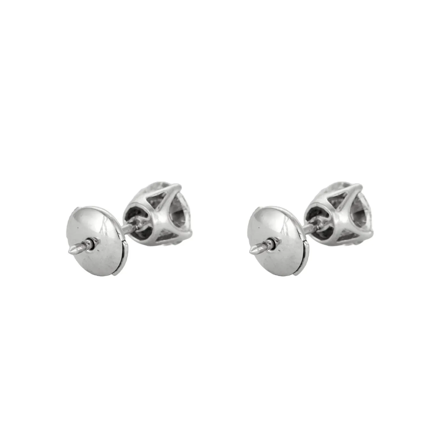 Puces d'oreilles or blanc et diamants sold by 58 Facettes product image thumbnail 4