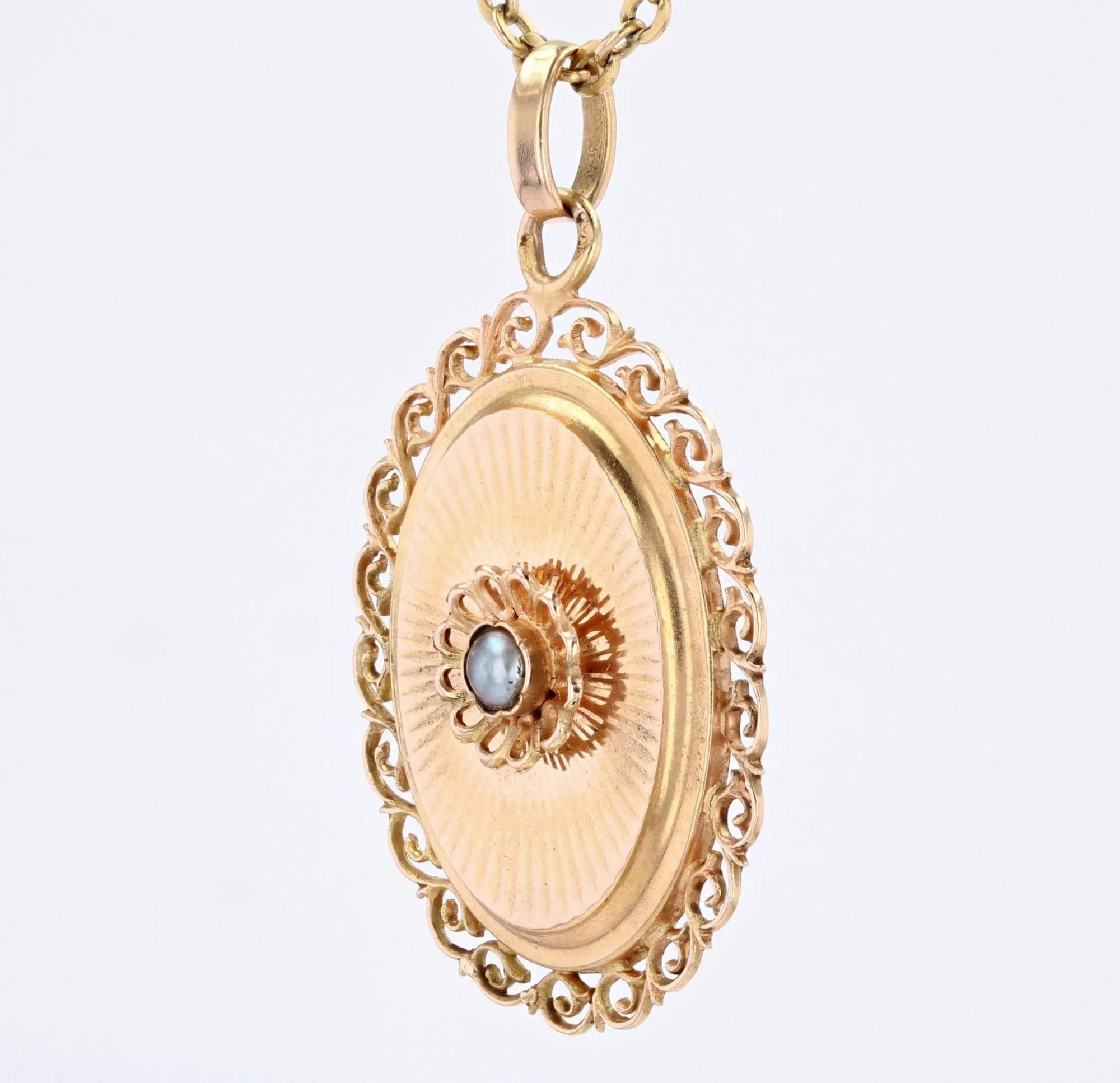 Pendentif ovale perle de culture sold by 58 Facettes product image thumbnail 4