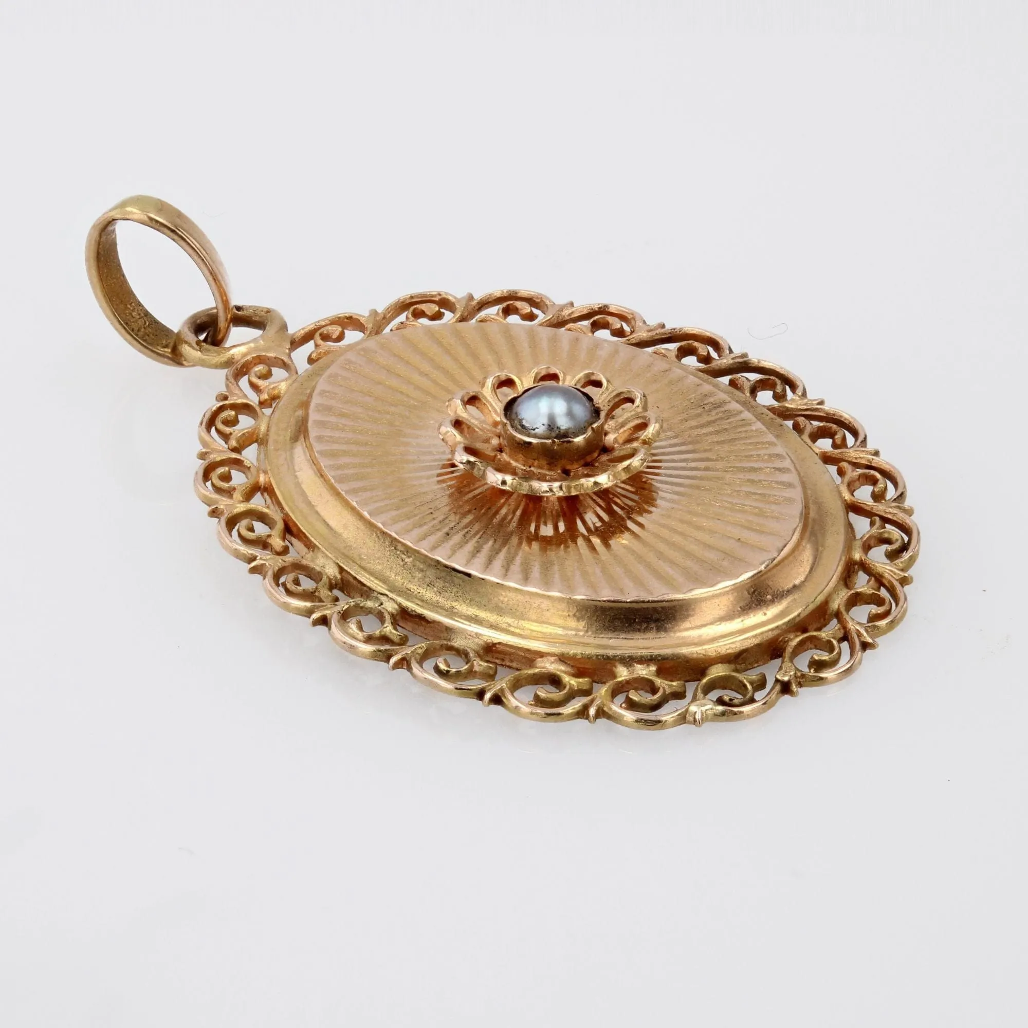 Pendentif ovale perle de culture sold by 58 Facettes product image thumbnail 3