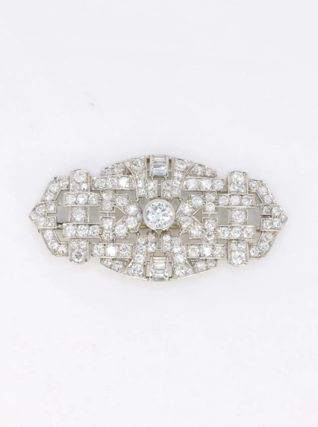 Broche Art Déco diamants 7 ct sold by 58 Facettes product image thumbnail 2