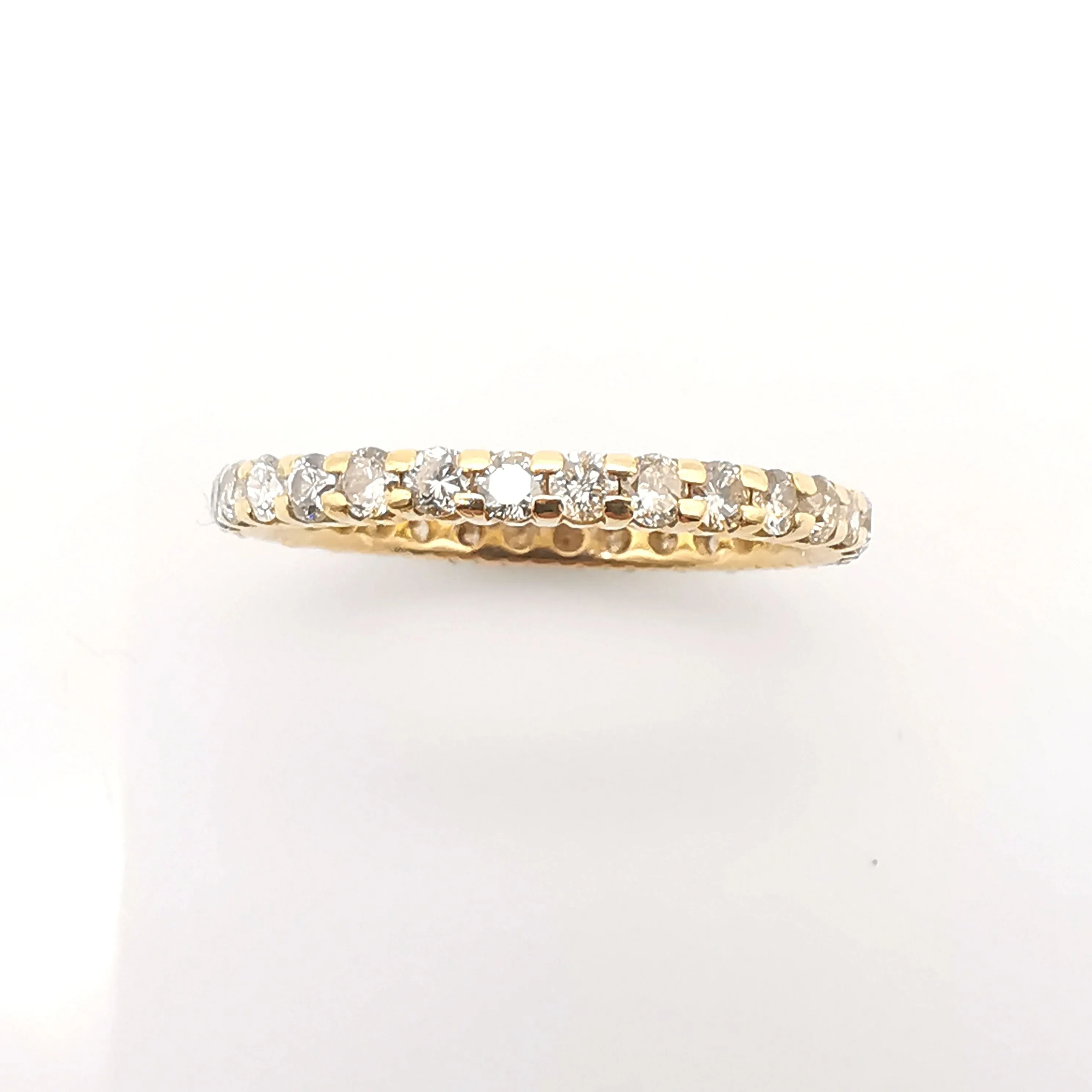 Alliance américaine - Bague en or jaune 18 carats et diamants sold by 58 Facettes product image thumbnail 5