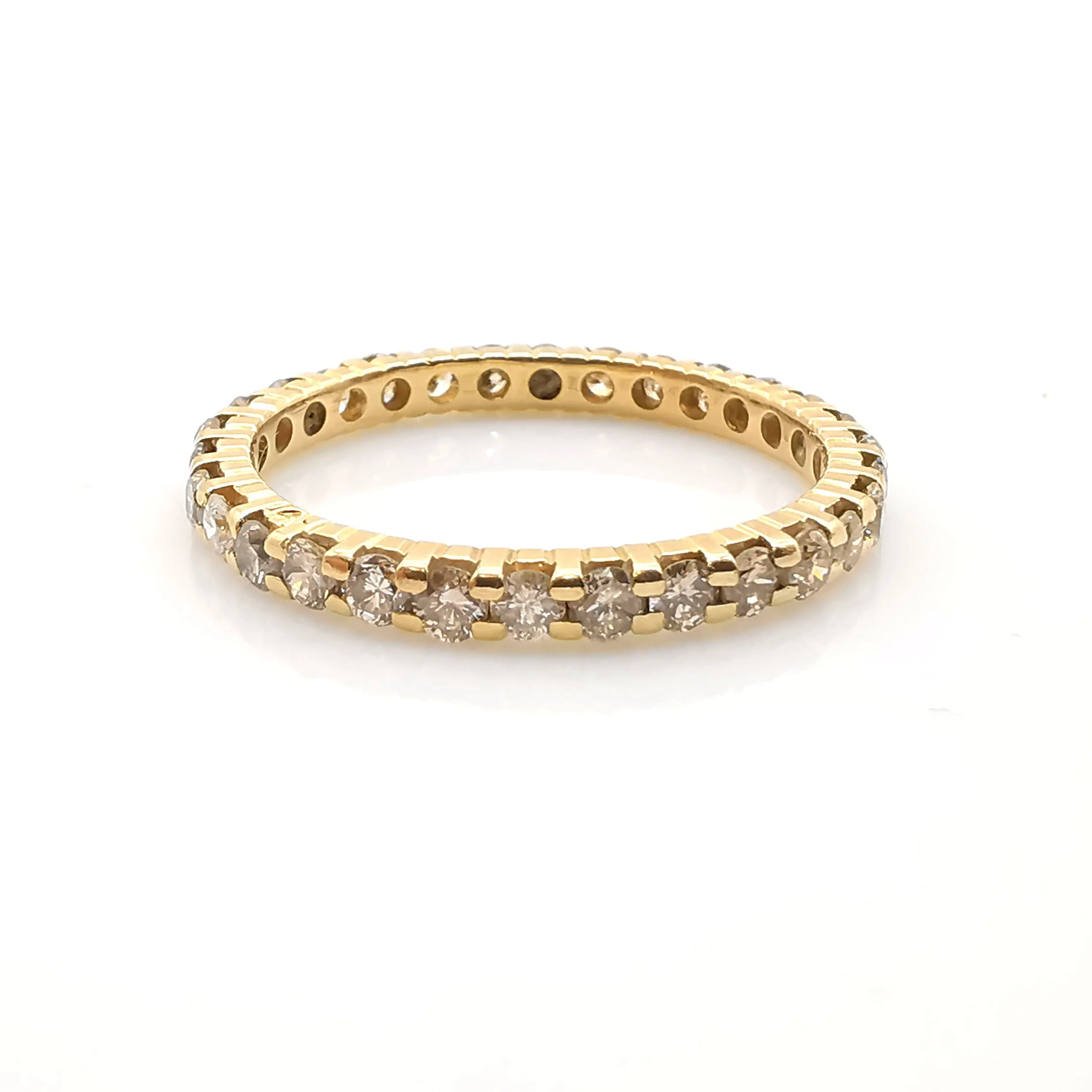 Alliance américaine - Bague en or jaune 18 carats et diamants sold by 58 Facettes