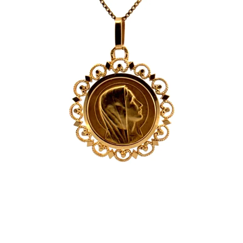 Médaille Marie Or Jaune 18k sold by 58 Facettes