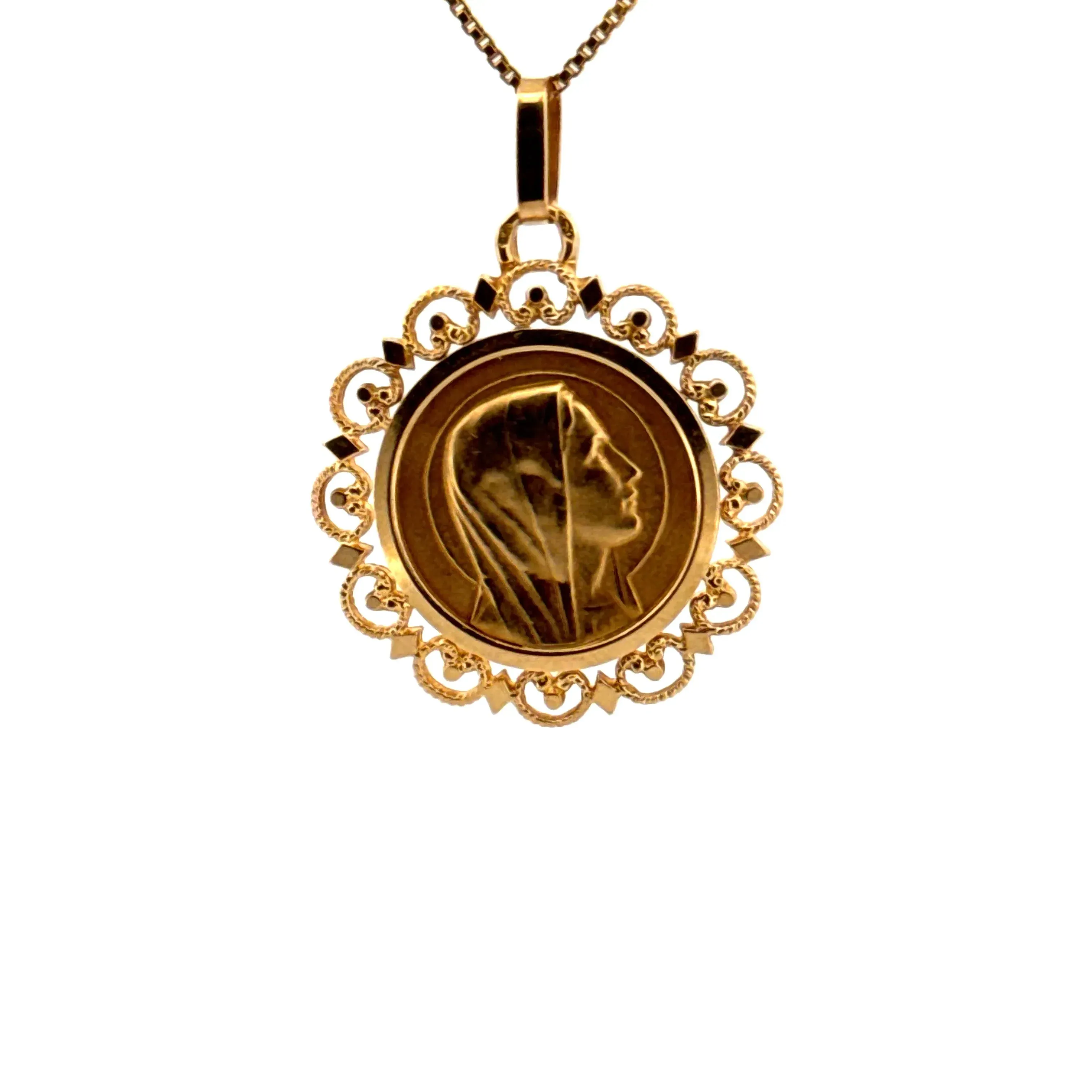 Médaille Marie Or Jaune 18k sold by 58 Facettes